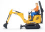 Alternative view 7 of JCB Micro Excavator 8010 CTS and Construction Worker Toy Vehicle Set