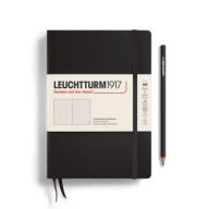 Leuchtturm1917 Notebook, Medium (A5) Hardcover, Dotted, Black