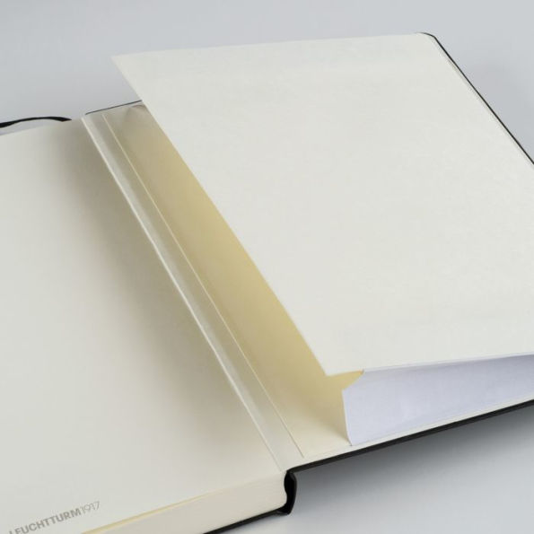 Leuchtturm1917 Notebook, Medium (A5) Hardcover, Dotted, Black