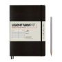 Leuchtturm1917 Black, Softcover, Medium (A5), 123 p., ruled