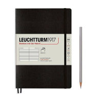 Title: Leuchtturm Black Ruled Page Softcover Medium Notebook