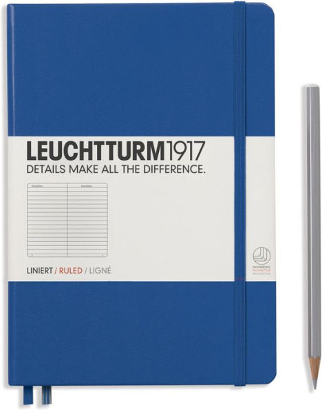 Leuchtturm1917, Medium, ruled, Royal Blue