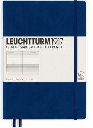 Title: Leuchtturm1917 Medium (A5) Notebook, 251 pages, Ruled, Navy