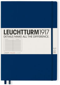 Title: Leuchtturm1917 Notebook, Master Slim (A4+) Hardcover, Large, Ruled, Navy
