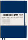 Leuchtturm1917 Notebook, Master Slim (A4+) Hardcover, Large, Ruled, Navy