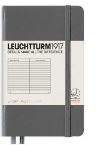 Title: Leuchtturm1917 Notebook, Pocket (A6) Hardcover, Ruled, Anthracite