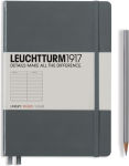 Alternative view 1 of Leuchtturm1917, Medium, Ruled, Anthracite