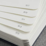 Alternative view 3 of Leuchtturm Anthracite Unlined Hardcover Medium Notebook