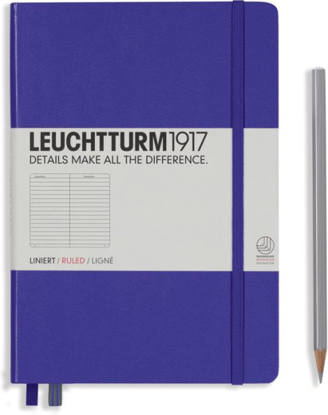 Leuchtturm1917, Medium, ruled, Purple