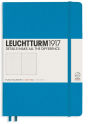 Leuchtturm1917 Notebook, Medium (A5) Hardcover, Dotted, Azure