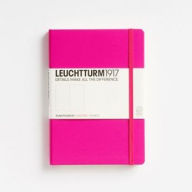 Title: Leuchtturm1917, Medium (A5) Size Notebook, 249 pages, dotted, New Pink