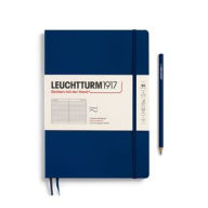 Title: Leuchtturm1917 Navy, Softcover, Composition (B5), Ruled Journal