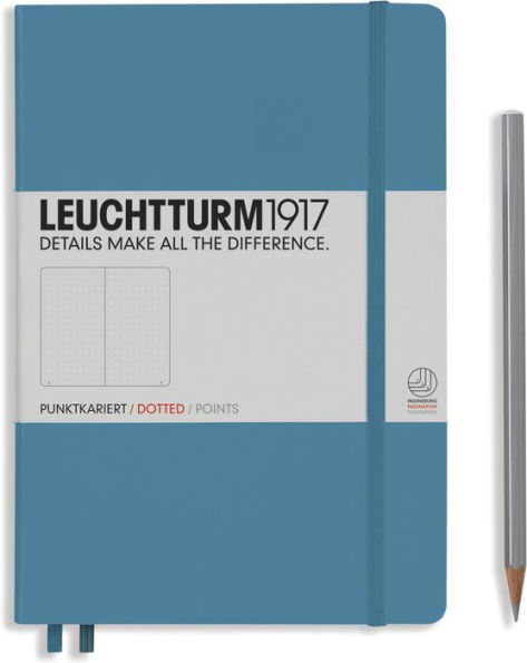 Leuchtturm1917, Medium, dotted, Nordic Blue