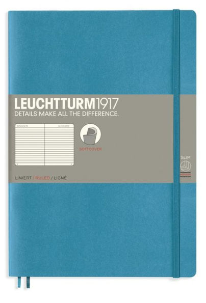 Leuchtturm1917 Nordic Blue, Softcover, Composition (B5), Ruled Journal