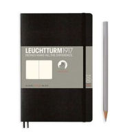 Leuchtturm1917 Black, Softcover, Paperback (B6+), Plain Journal
