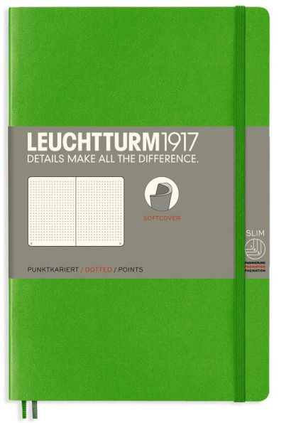 Leuchtturm1917, Softcover, B6+, dotted, Fresh Green
