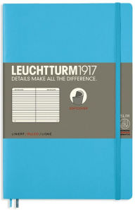 Title: Leuchtturm1917, Softcover, B6+, Ruled, Ice Blue