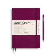 Title: Leuchtturm1917 Port Red, Softcover, Composition (B5), Dotted Journal