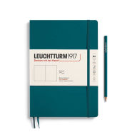 Title: Leuchtturm1917 Pacific Green Softcover Composition Plain Journal