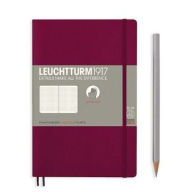 Leuchtturm1917 Port Red, Softcover, Paperback (B6+), Dotted Journal