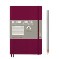 Title: Leuchtturm1917 Port Red, Softcover, Paperback (B6+), Ruled Journal