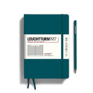 Title: Leuchtturm Pacific Green Ruled Page Hardcover Medium Notebook