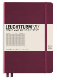 Title: Leuchtturm1917 Port Red, Medium, Squared Journal