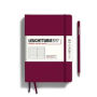 Leuchtturm1917, Medium (A5) Size Notebook, 251 pages, dotted, Port Red