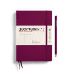 Alternative view 1 of Leuchtturm1917 Port Red Medium Plain Journal