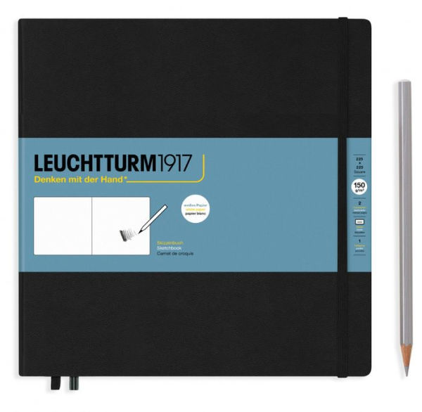 Leuchtturm1917 Sketchbook, Black, Square