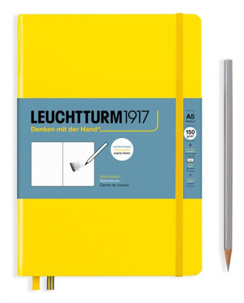 Leuchtturm1917 Sketchbook, Lemon, Medium