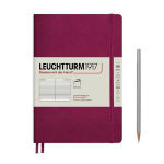 Alternative view 1 of Leuchtturm Port Red Ruled Page Softcover Medium Notebook