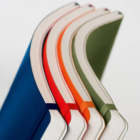 Leuchtturm Port Red Ruled Page Softcover Medium Notebook