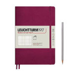 Alternative view 1 of Leuchtturm Port Red Dotted Page Softcover Medium Notebook