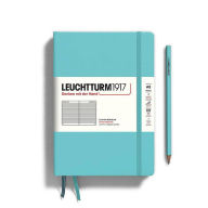 Title: Leuchtturm Aquamarine Ruled Page Hardcover Medium Notebook