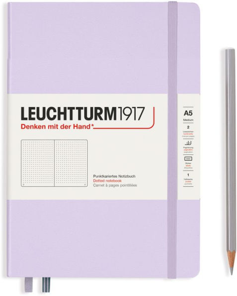 Leuchtturm1917 Lilac, Hardcover, Medium (A5), dotted