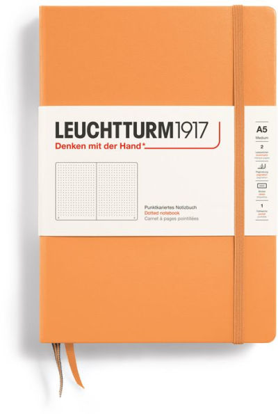 Apricot, Medium (A5) Notebook, 251 p., dotted