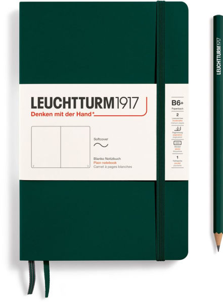Leuchtturm1917 Forest Green, Softcover, Paperback (B6+), 123 p