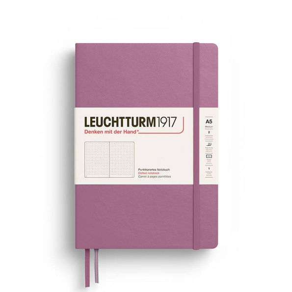 Dusty Rose, Medium (A5), 251 p.,dotted