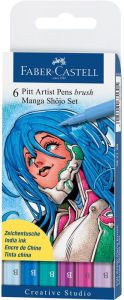 Title: Set of 6 Soho Manga Pitt Artist Pens