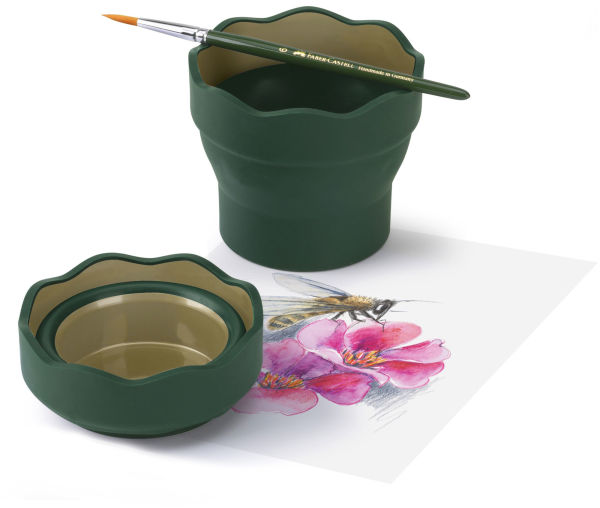 Faber Castell Clic & Go Water Cup, Green