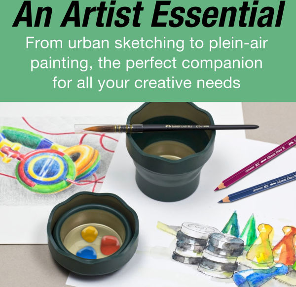 Faber Castell Clic & Go Water Cup, Green