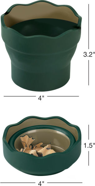 Faber Castell Clic & Go Water Cup, Green