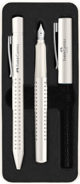 Harmony Fountain & Ballpoint Pen Gift Set, Coconut Milk