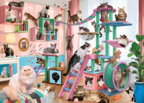 Alternative view 2 of Cat Tree Heaven 1000 pc Puzzle