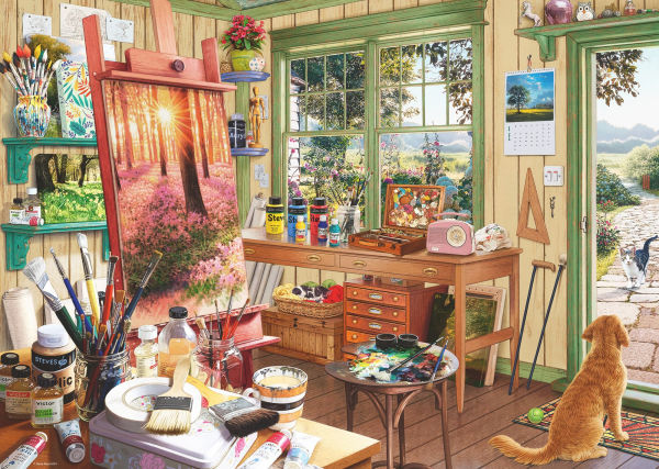 The Artist Shed 1000 Piece Puzzle