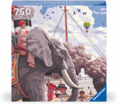 Alternative view 1 of Art & Soul: Around the World in 80 Days 750 Piece Large Format Puzzle