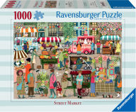 Title: Street Market 1000 Piece Puzzle