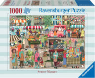 Title: Street Market 1000 Piece Puzzle