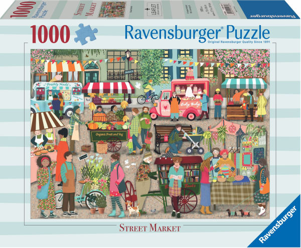 Street Market 1000 Piece Puzzle